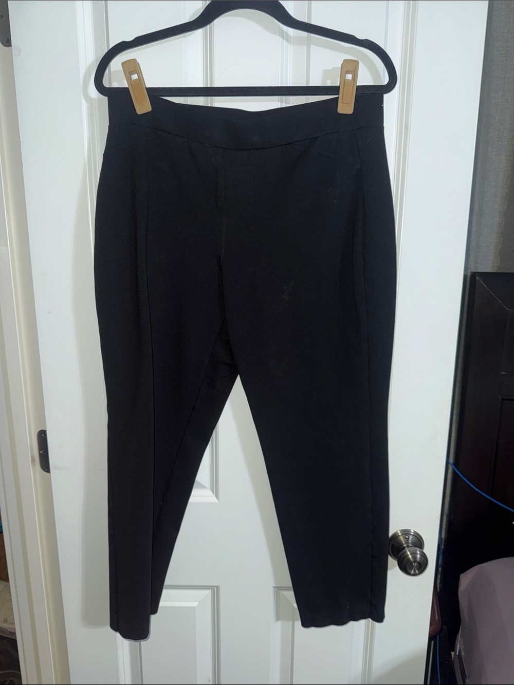Michael Kors Black Ponte Ankle Trousers